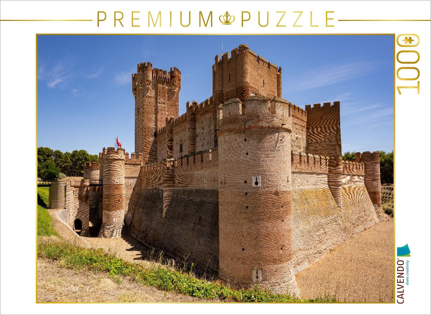 CALVENDO Puzzle Castillo de la Mota bei Medina del Campo | 1000 Teile Lege-Größe