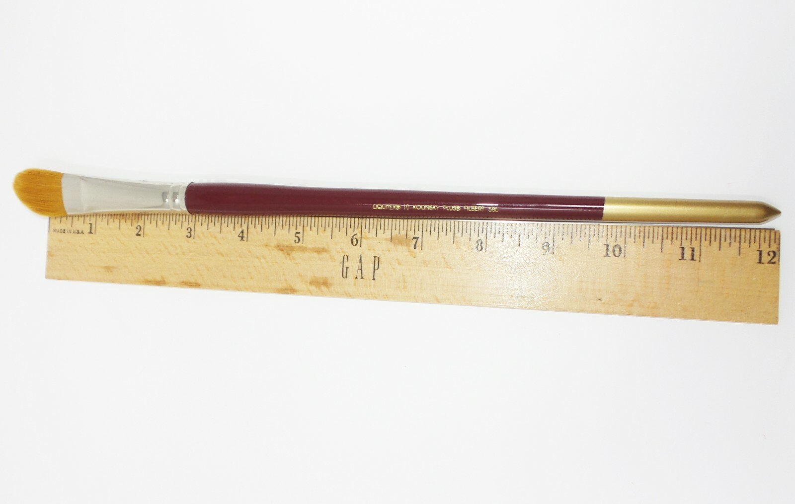 HTF Liquitex 10 Kolinsky Plus Filbert 580 Sable Artist Paint Brush!