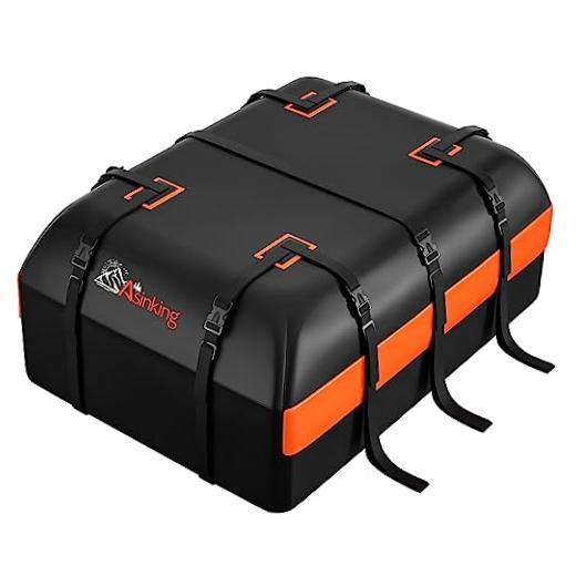 Car Rooftop Cargo Carrier Bag,  22 Cubic Feet Waterproof Tear-Resistant Car