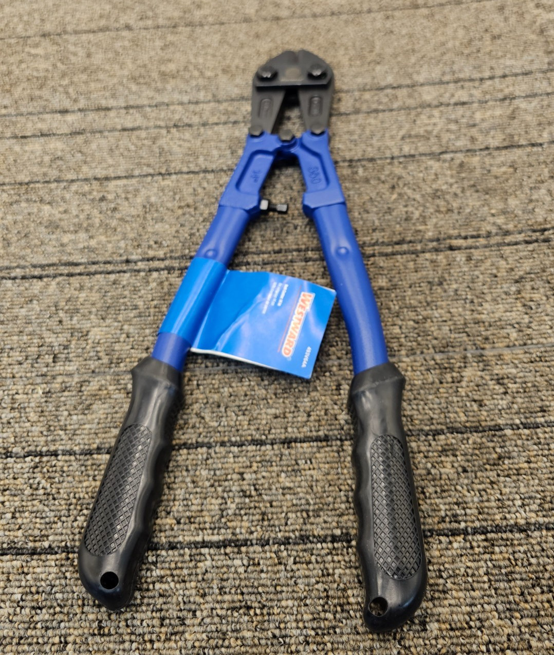 WESTWARD 493V64 Rebar Cutter Steel Blue Black For 1/4 in Max Dia Soft Steel