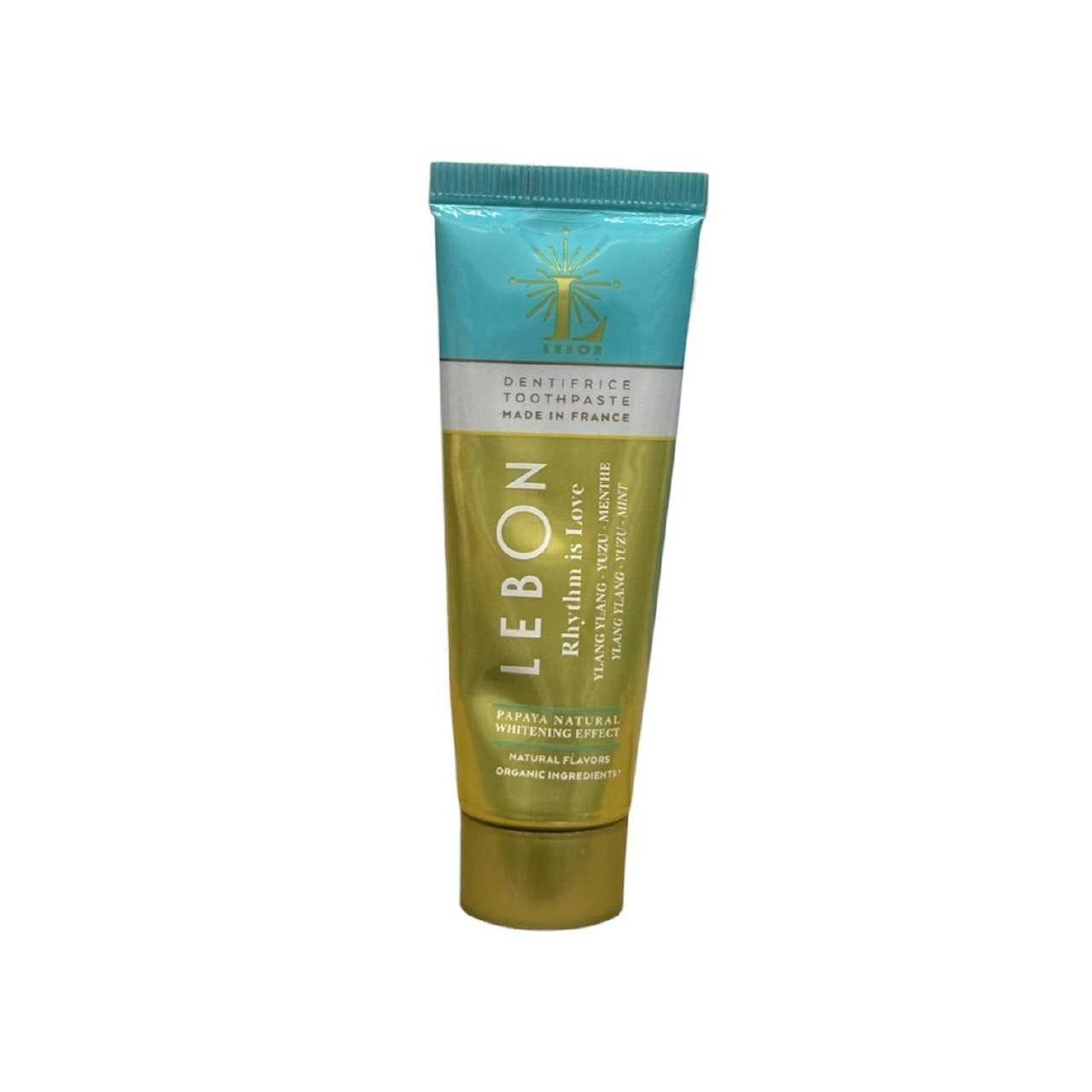 LEBON Rhythm Is Love Toothpaste Papaya Whitening Yuzu Mint Made in France