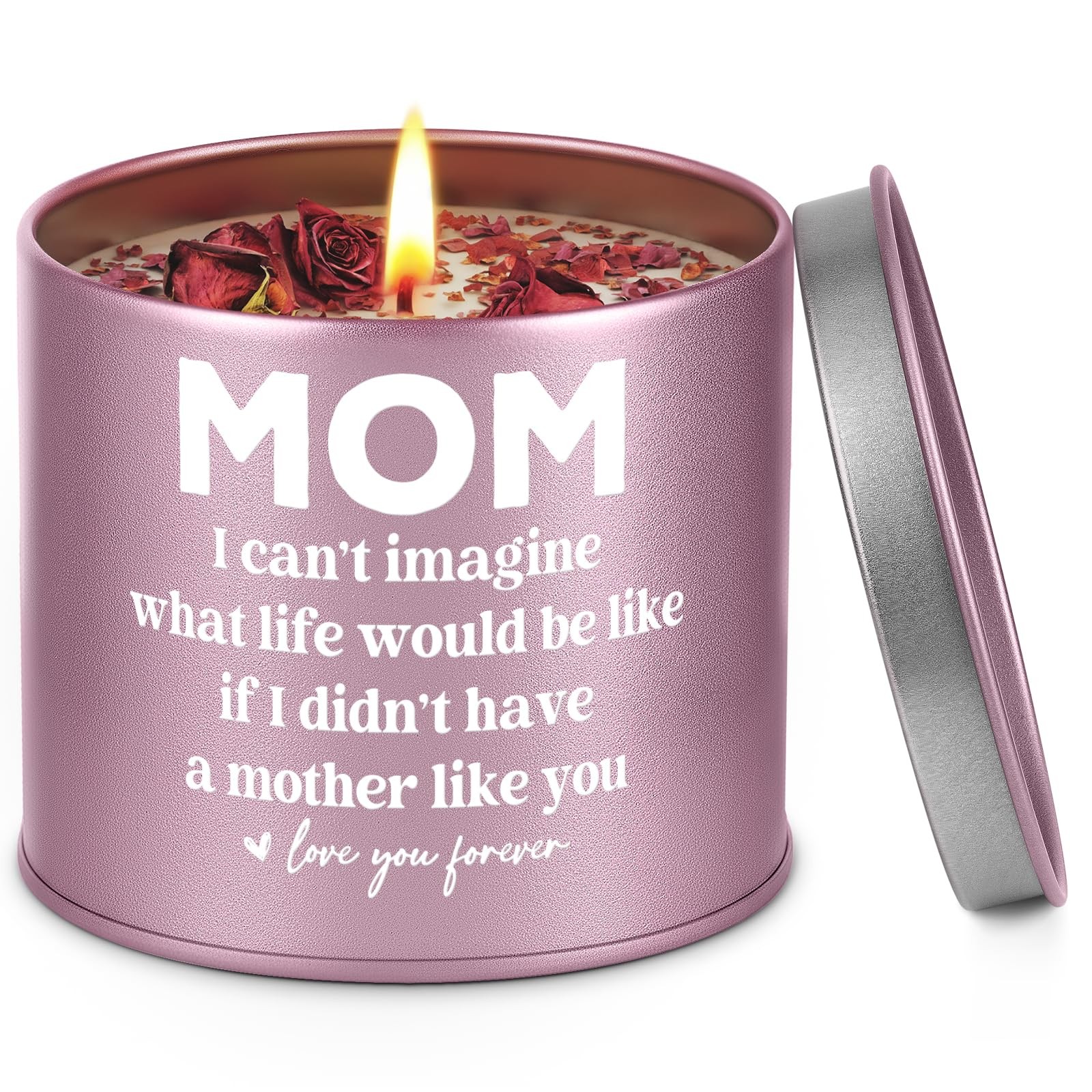 Shqiueos Mothers Day Mom Candle Gifts for from Large, Matte Purple