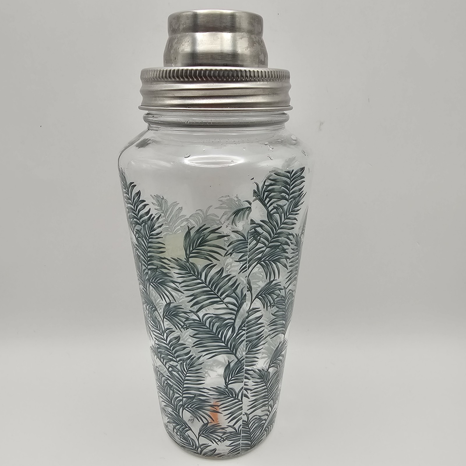 Margaritaville Glass Shaker Tropical Pattern Replacement 27oz