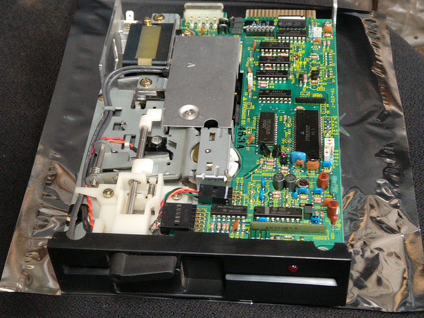 NEAR MINT Black Vintage Shugart SA 400 5.25" Floppy Disk Drive SA455-3AAA 360k