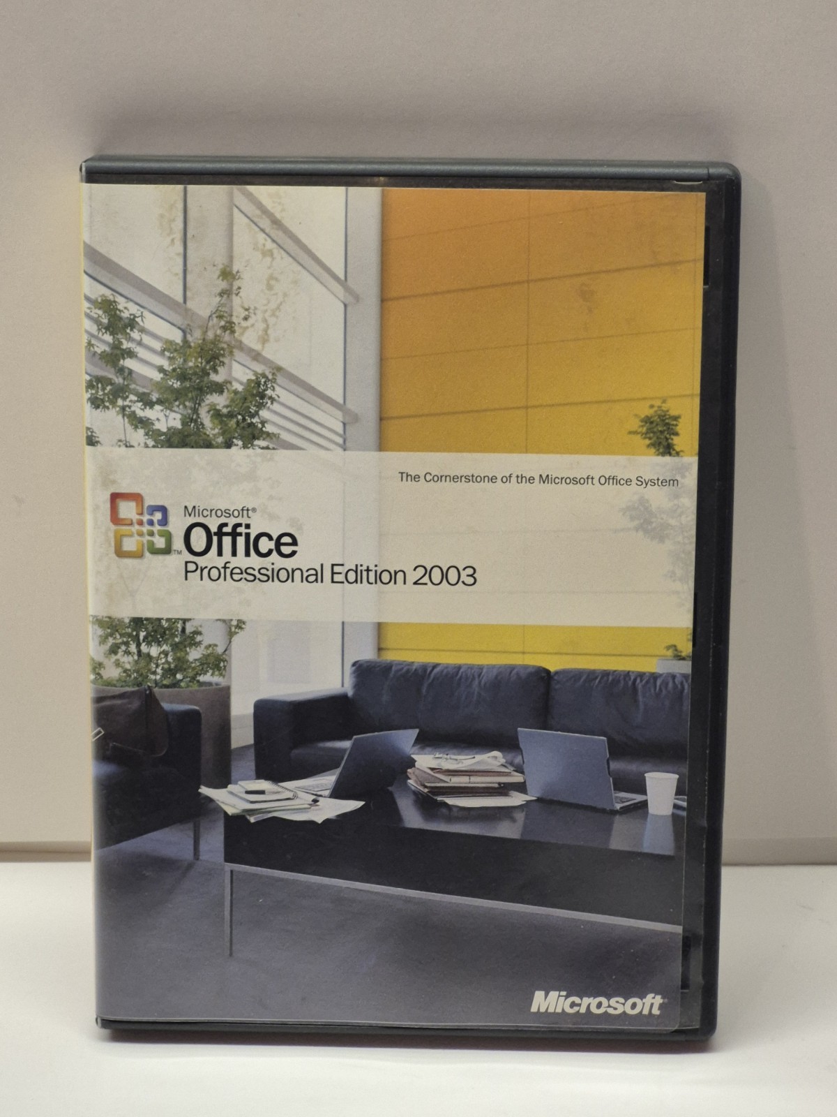Microsoft Office Professional Edition 2003 CD w/Contact Mgr &  Key Tested