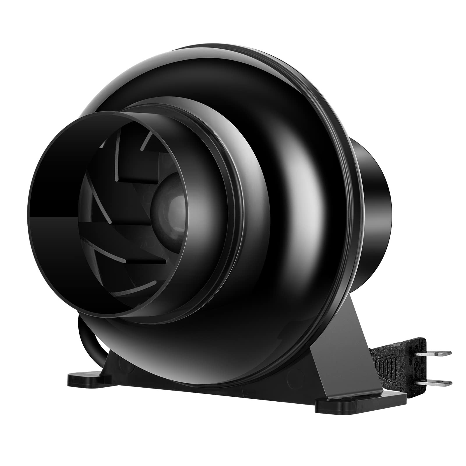 VIVOSUN D4 4 Inch 195 CFM Inline Duct Ventilation Fan, HVAC Vent Blower for G...