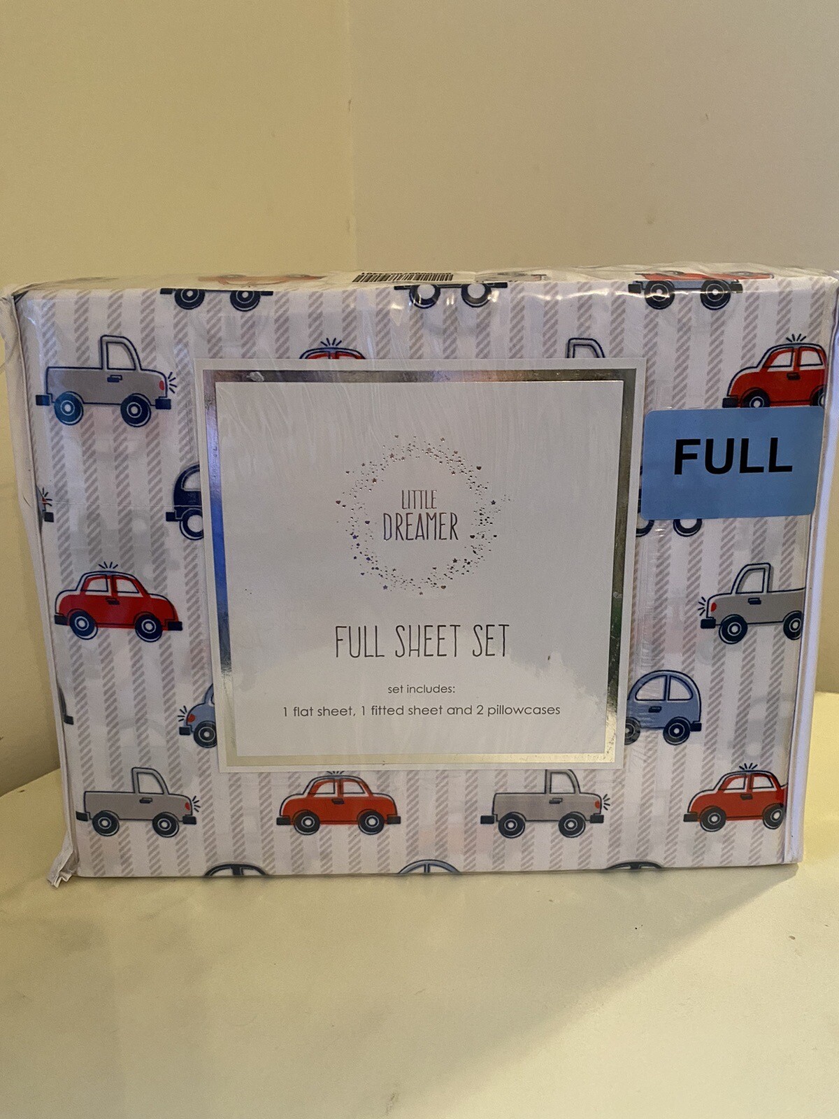 Little Dreamer Kids Full Sheet Set Cars/Trucks