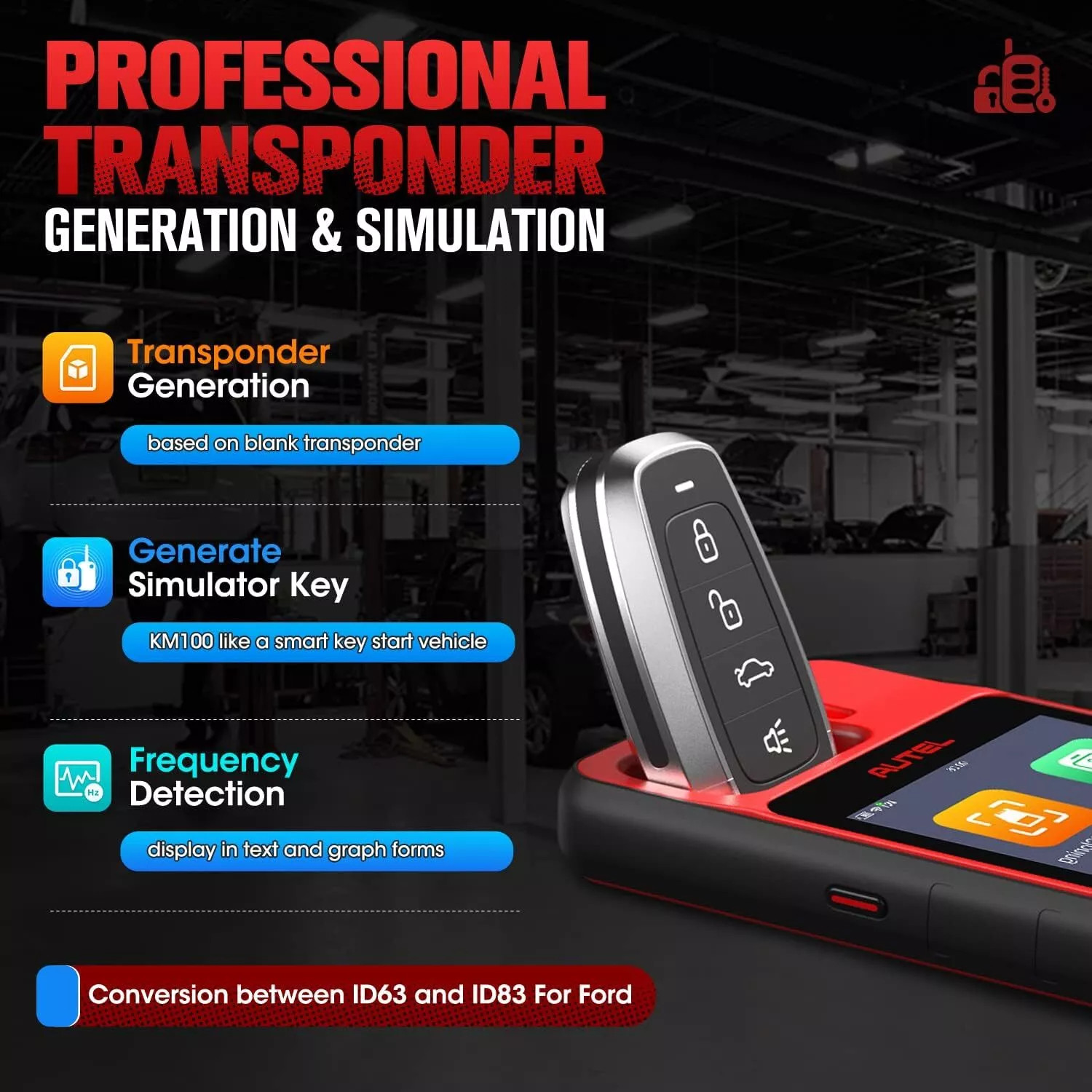 2026 Autel MaxiIM KM100 KM100E Key Fob Programming Tool Programmer Immobilizer