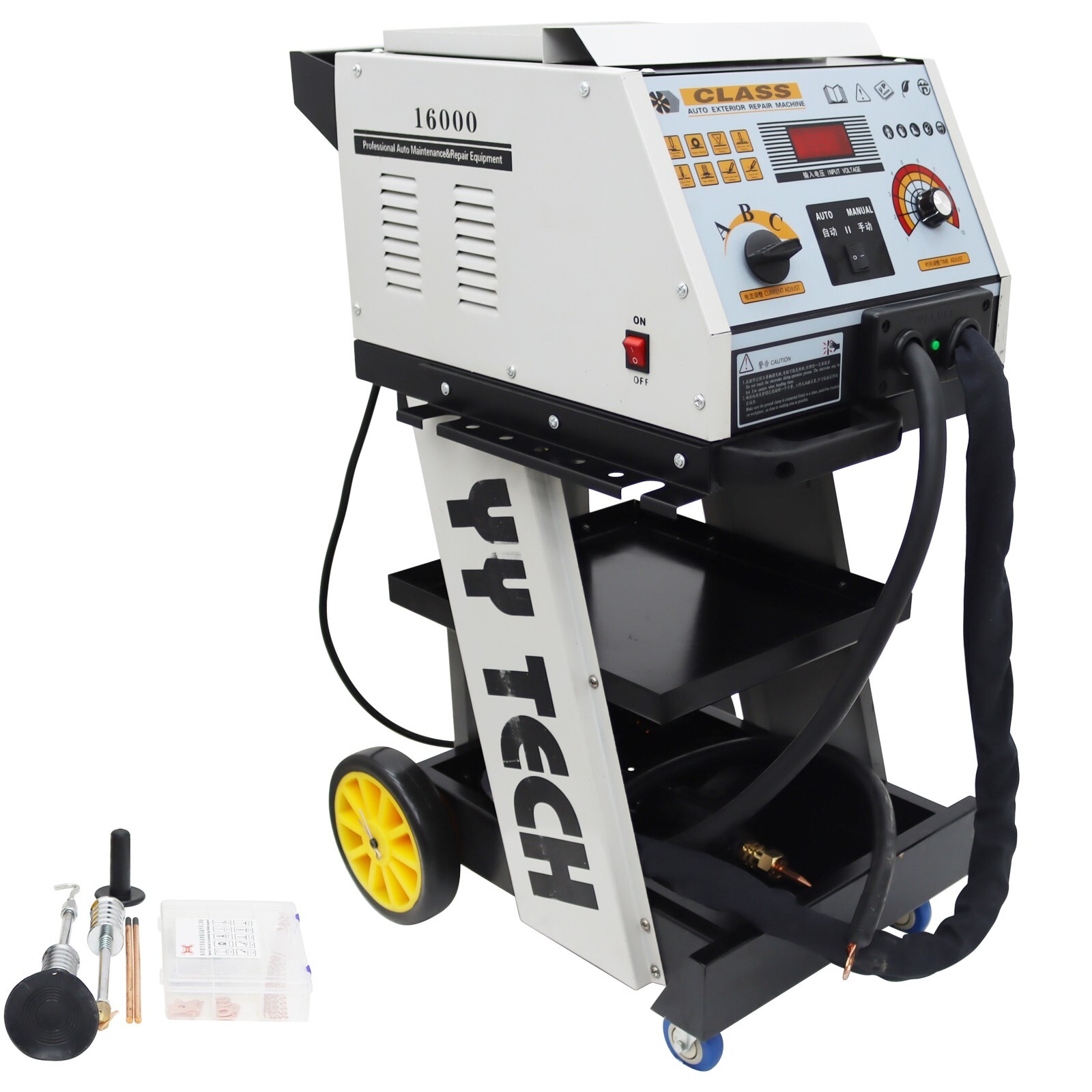 Car Dent Pulling Machine Auto Dent Puller Repair Machine Spot Welder 110V 42A