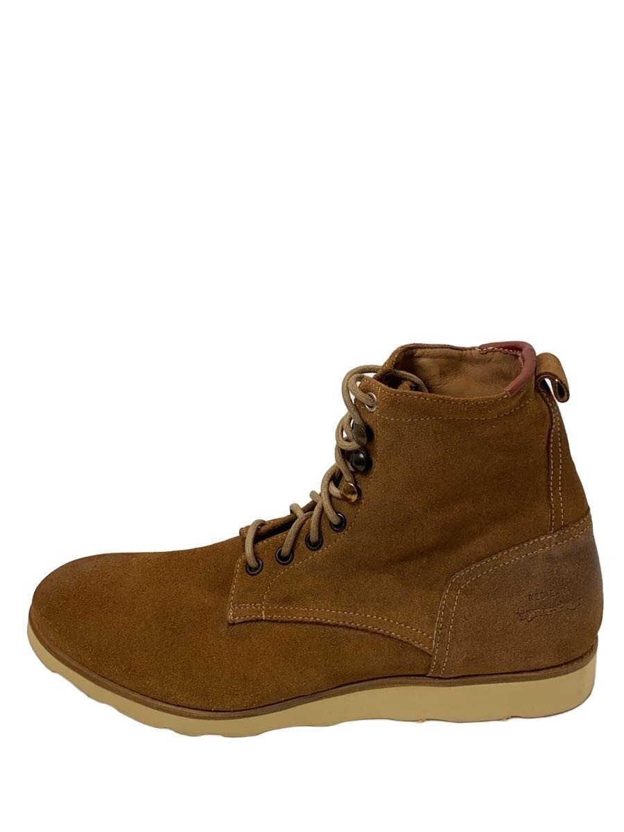Red Ear Lace-Up Boots/Uk8/Brw/Suede/384853 3545