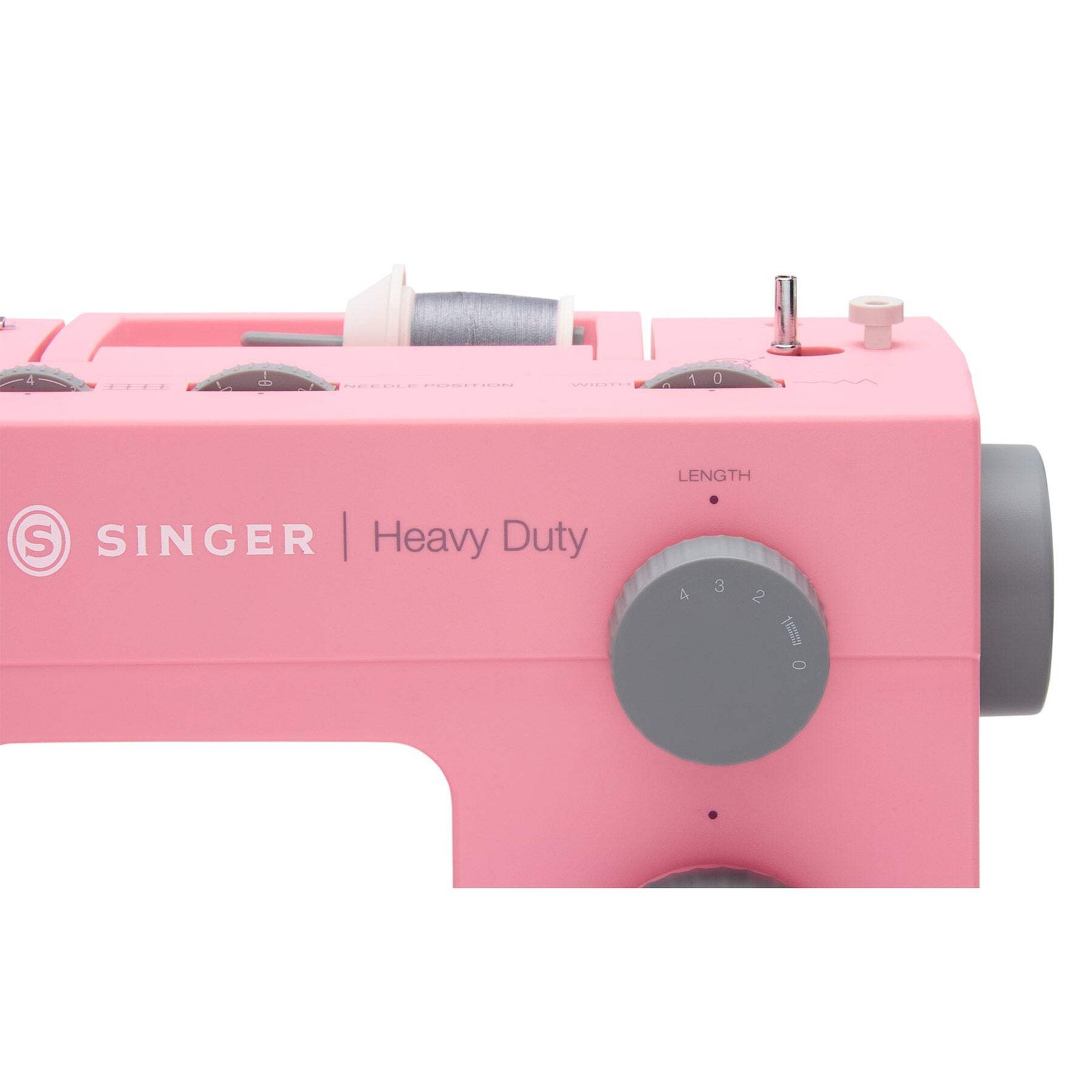SINGER® Heavy Duty 4411 Pink Sewing Machine & Extension Table Bundle