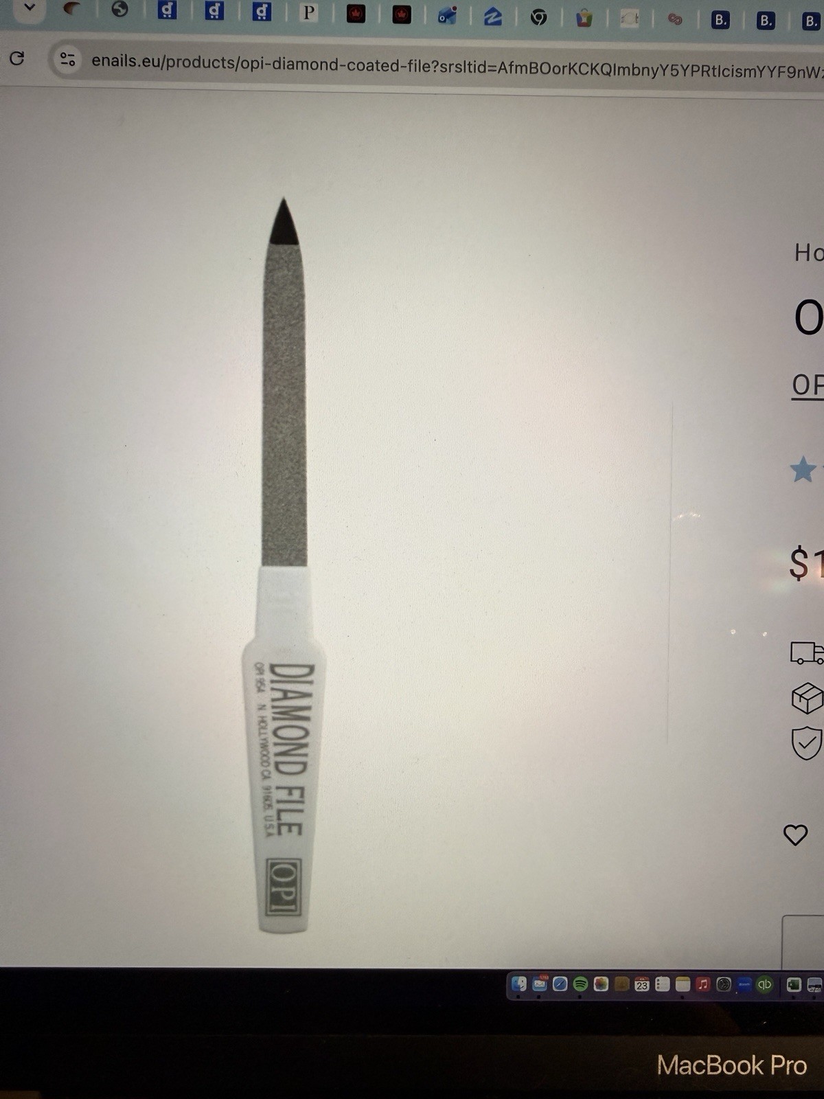 OPI DIAMOND COATED FILE
