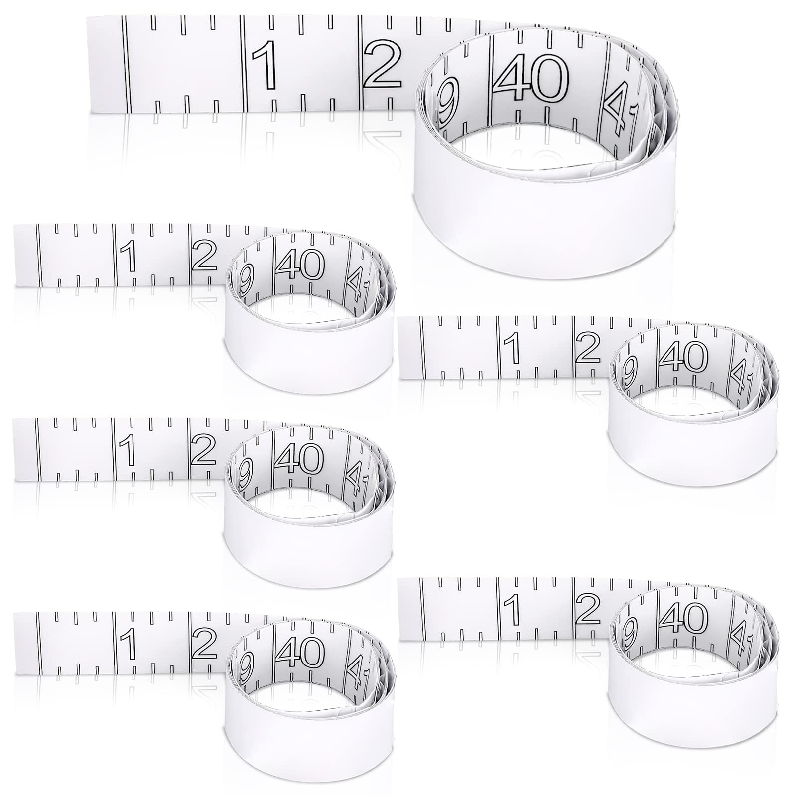 6 Pcs Fish Ruler Decal Fish Measuring Tape Sticker for Boat Adhesive Fishing ...