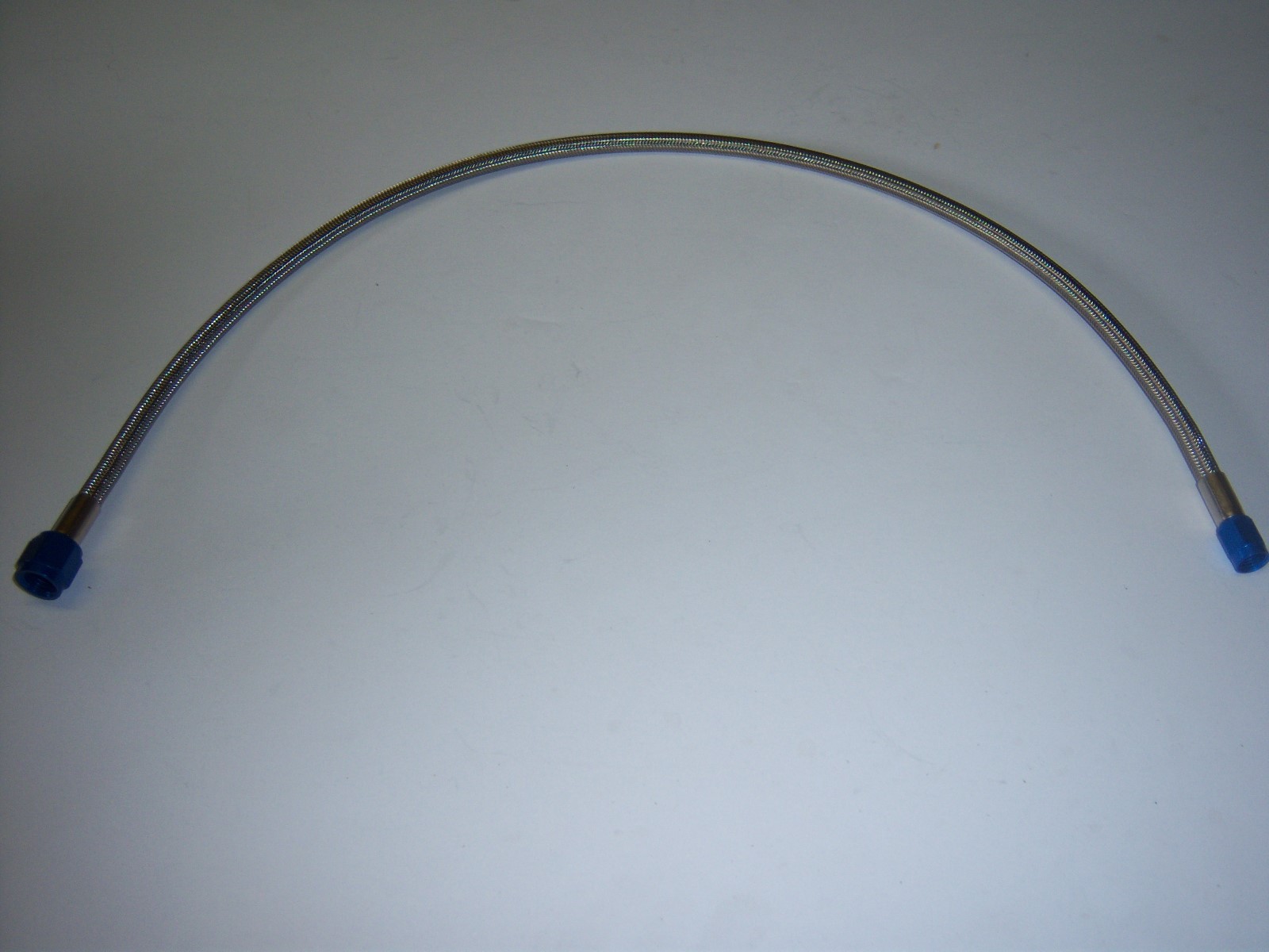 4AN 48" NITROUS OXIDE STAINLESS STEEL HOSE BLUE OR RED ENDS