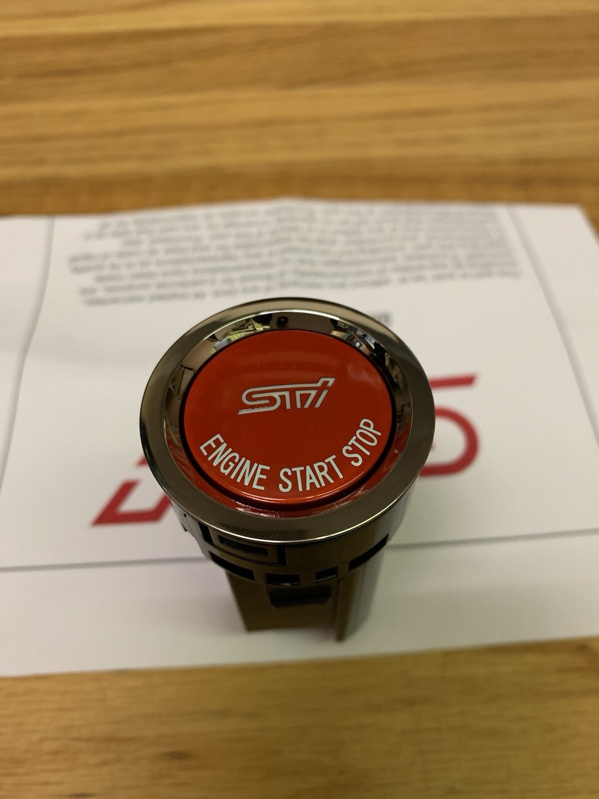 Push Start Button Without Status Light for Subaru BRZ STI - ST83031ST021