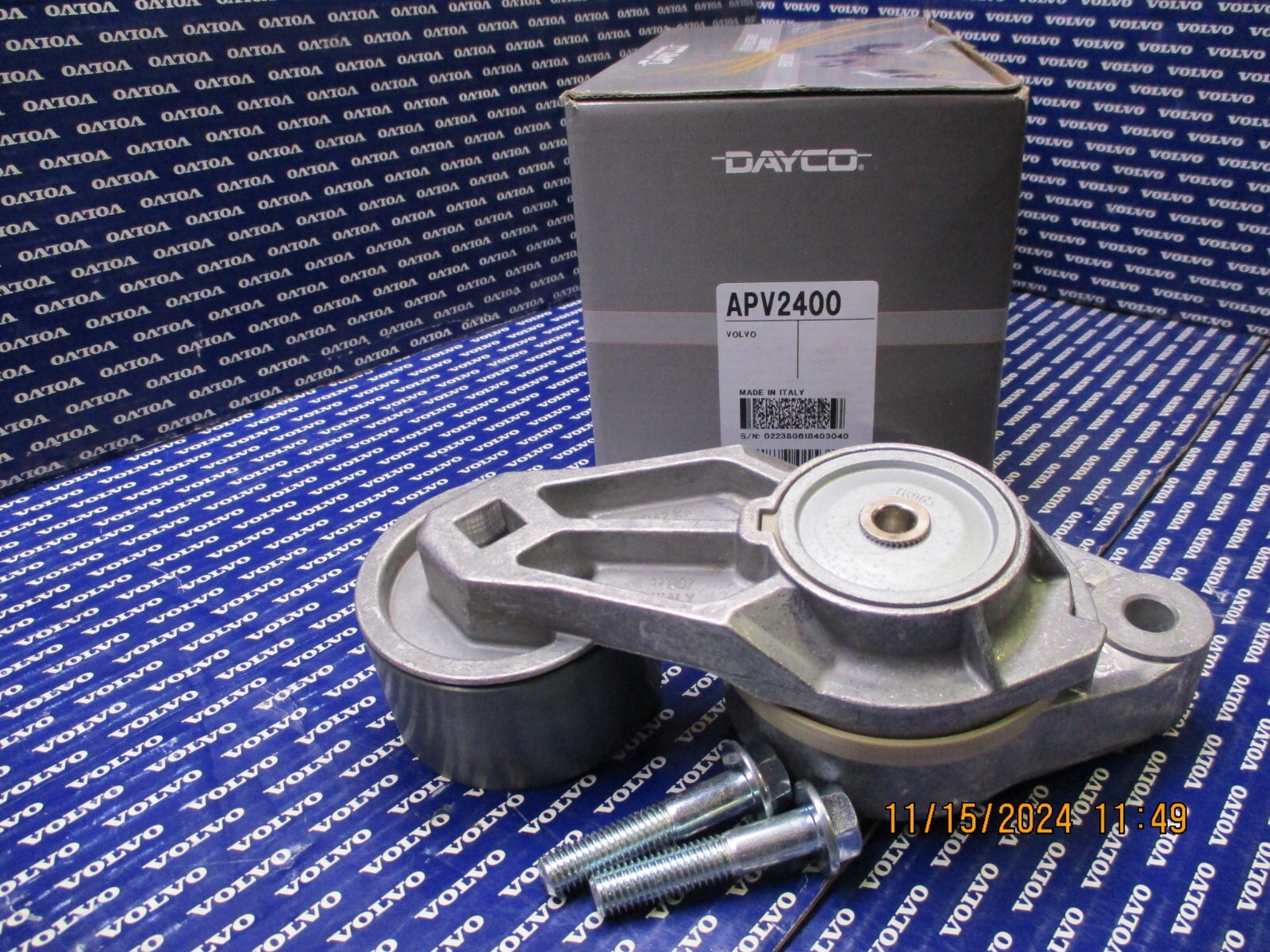 Volvo D13 D12 a/c belt tensioner HD 21422767 23669027  DAYCO made in Italy