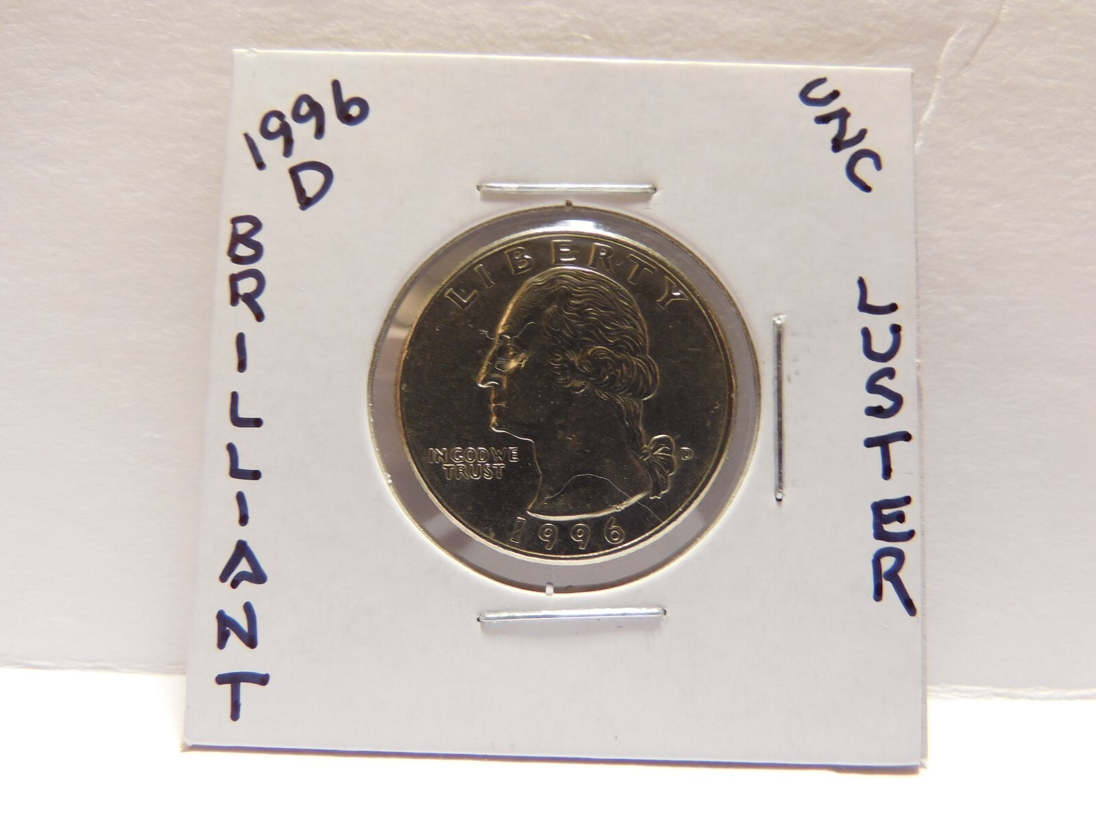 1996 D UNCIRCULATED  WASHINGTON QUARTER