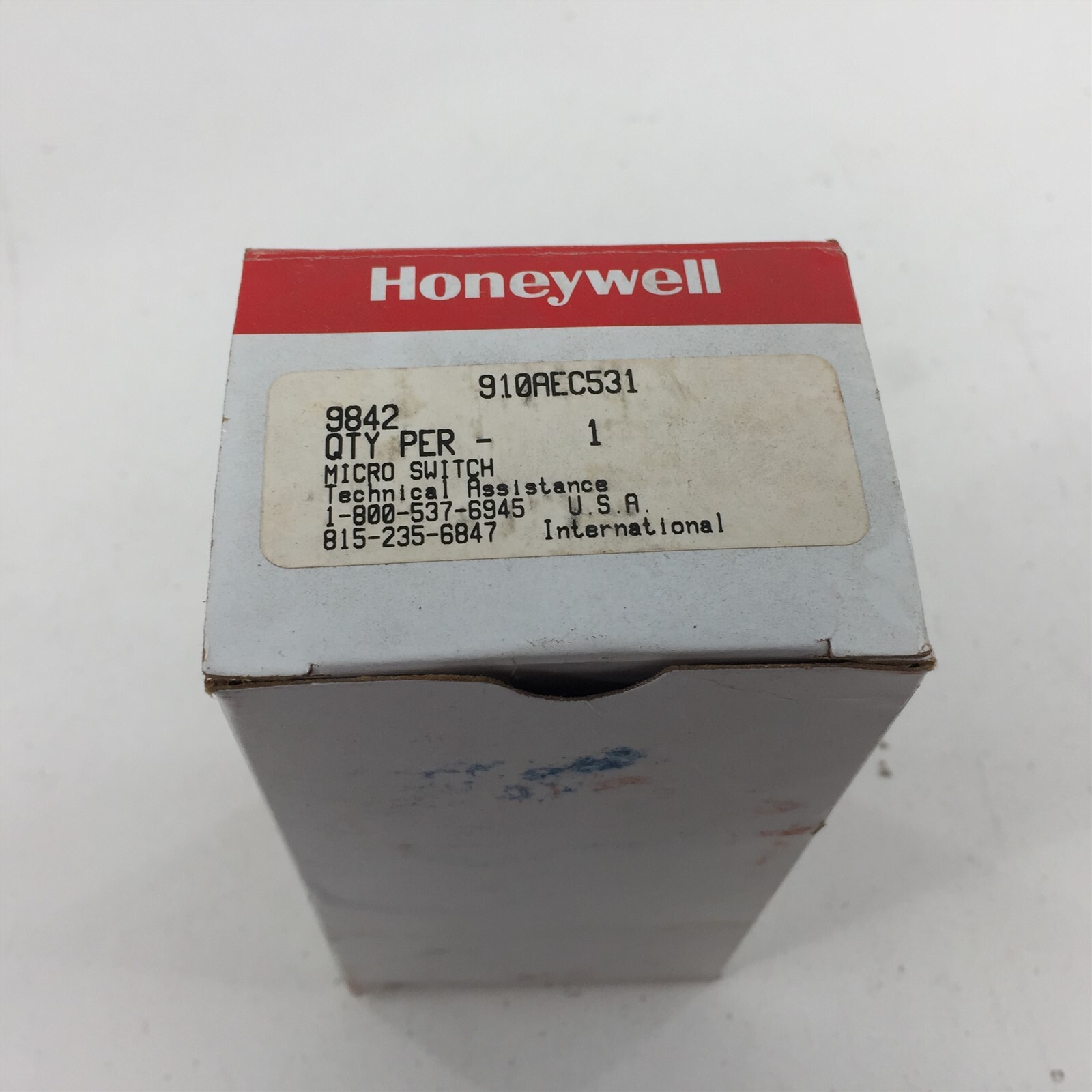 Honeywell 9842 Microswitch 910AEC531 Rotary Cam Switch