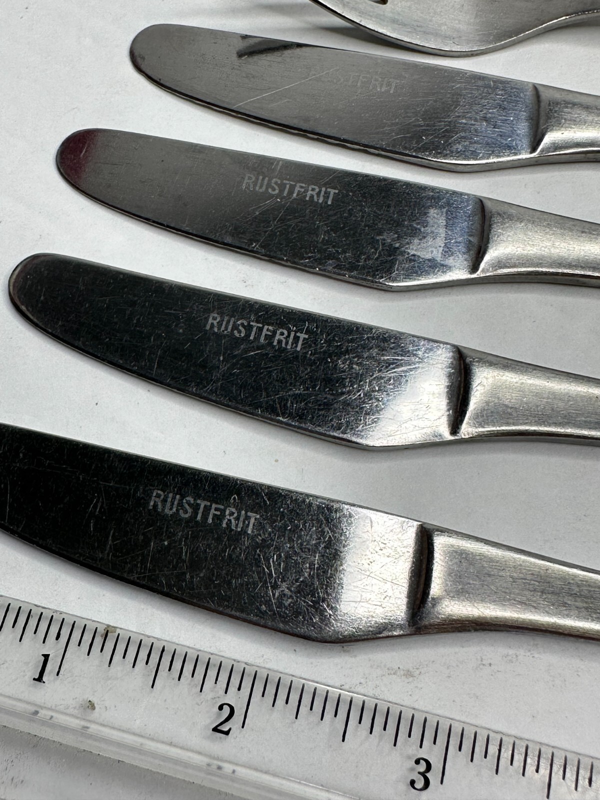 Rustfrit Sweden Circles Stainless Flatware Replacement Fork Knife Spoon 9 Pc
