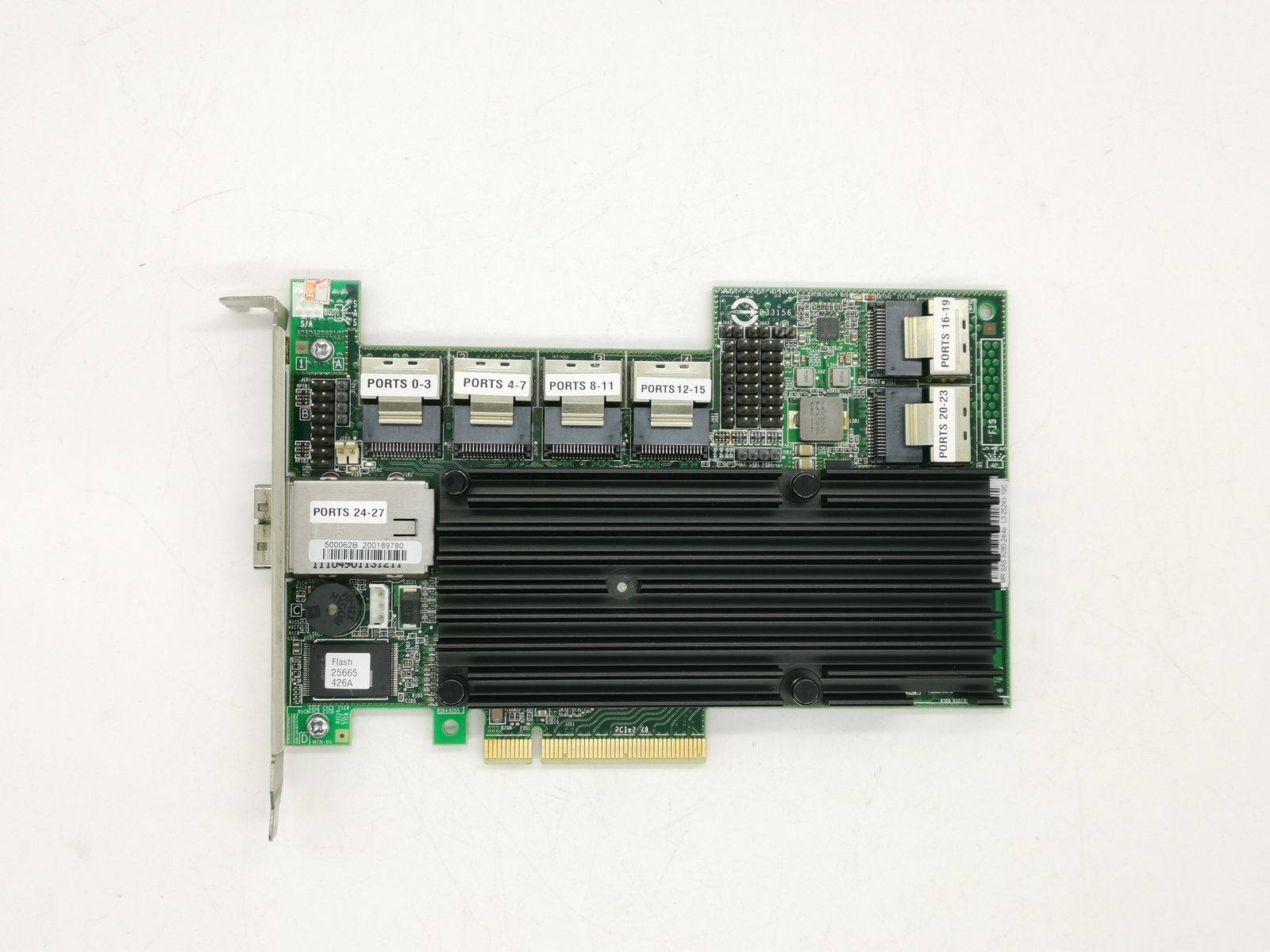 LSI MegaRAID MR SAS 9280-24i4e 24x Internal & 4x External Ports RAID Controller-