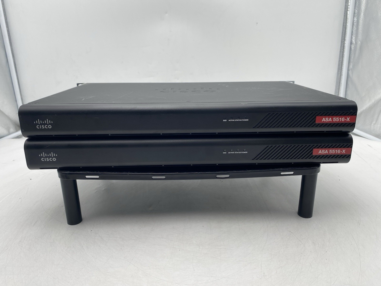 Lot of 2 Cisco ASA 5516-X Firewall Adaptive Security Appliance w/ 100GB SSDs