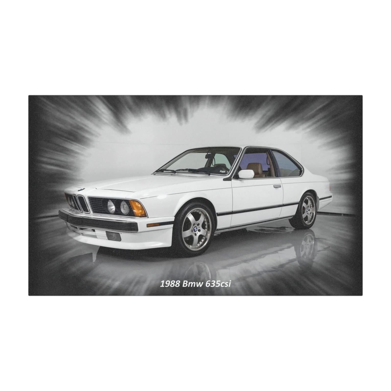 Car Magnet of 1988 Bmw 635csi
