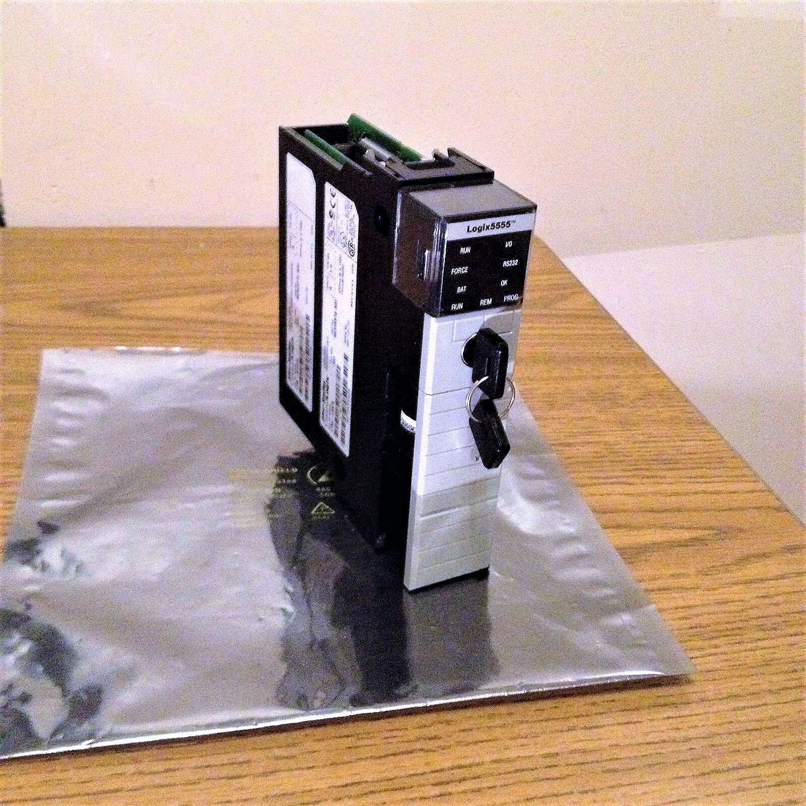 ALLEN BRADLEY 1756-L55/A PROCESSOR 1756-M13/A MEMORY EXPANSION MODULE