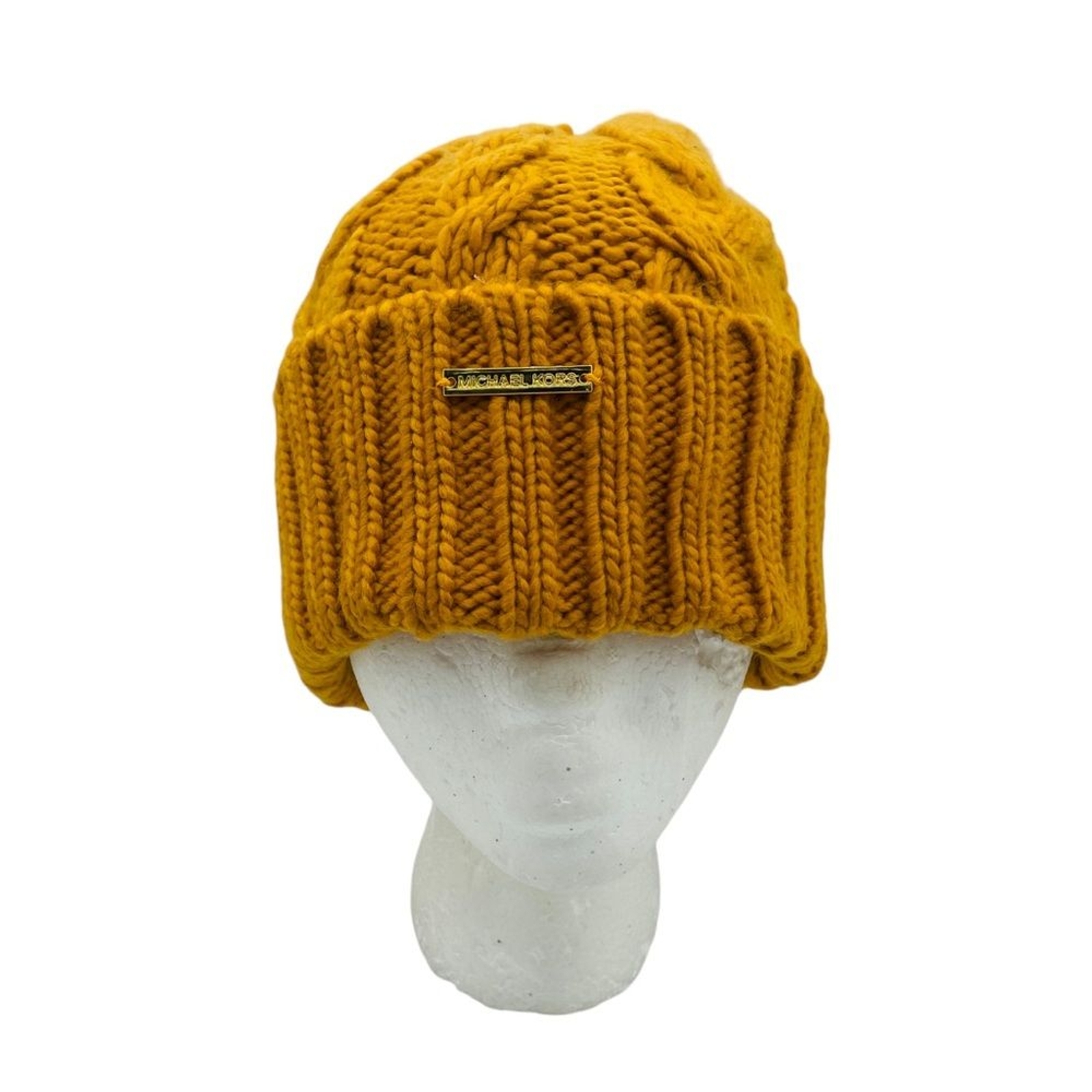 Michael Kors Beanie Women`s Cable Knit Teddy Fleece Winter Hat