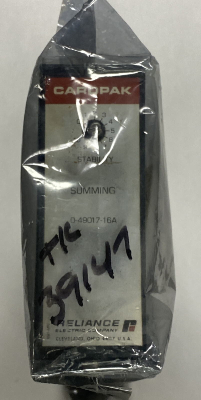 RELIANCE,0-49017-16A,SUMMING CARD REFURBISHED