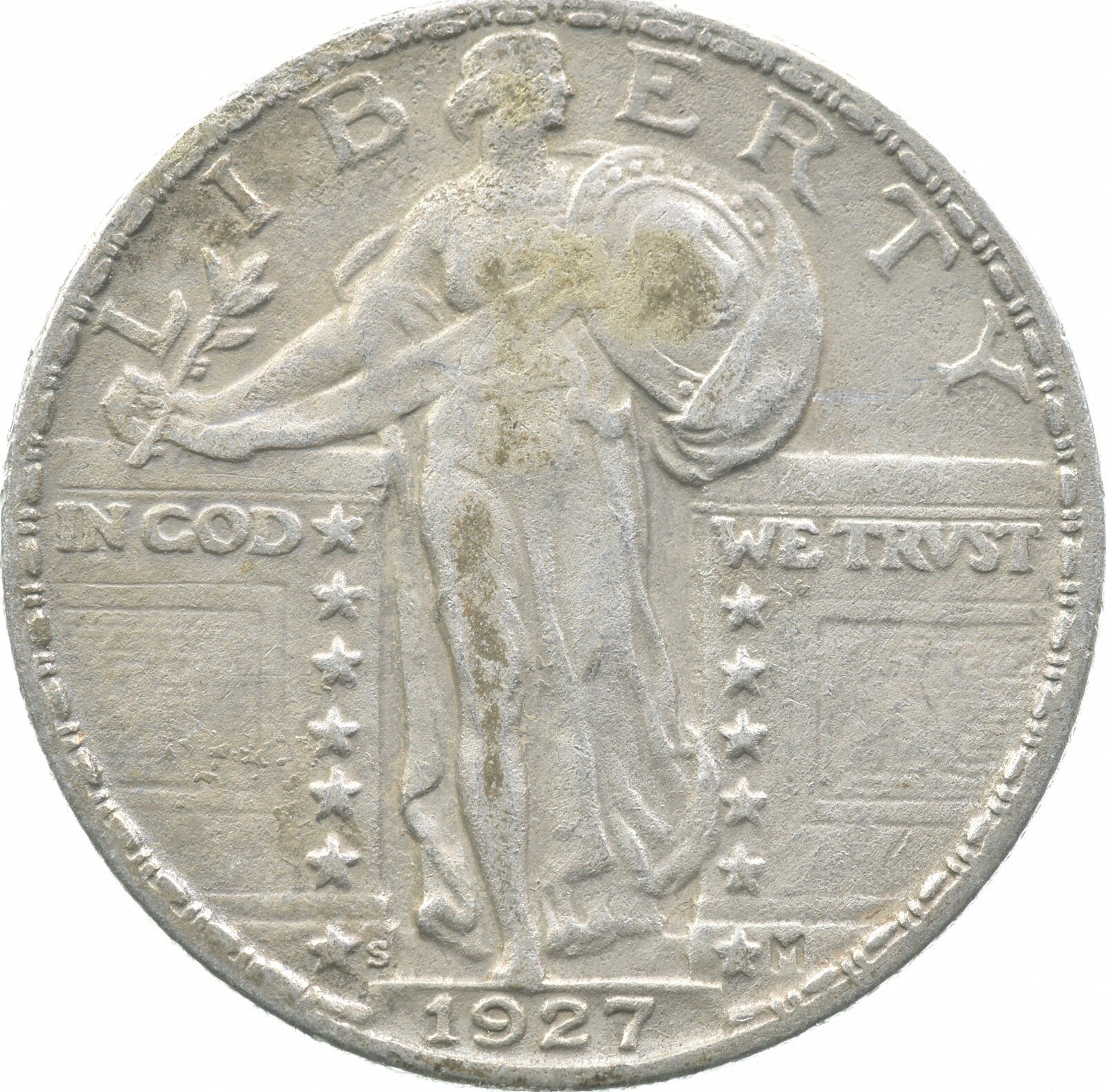 1927-S Standing Liberty Quarter *8928