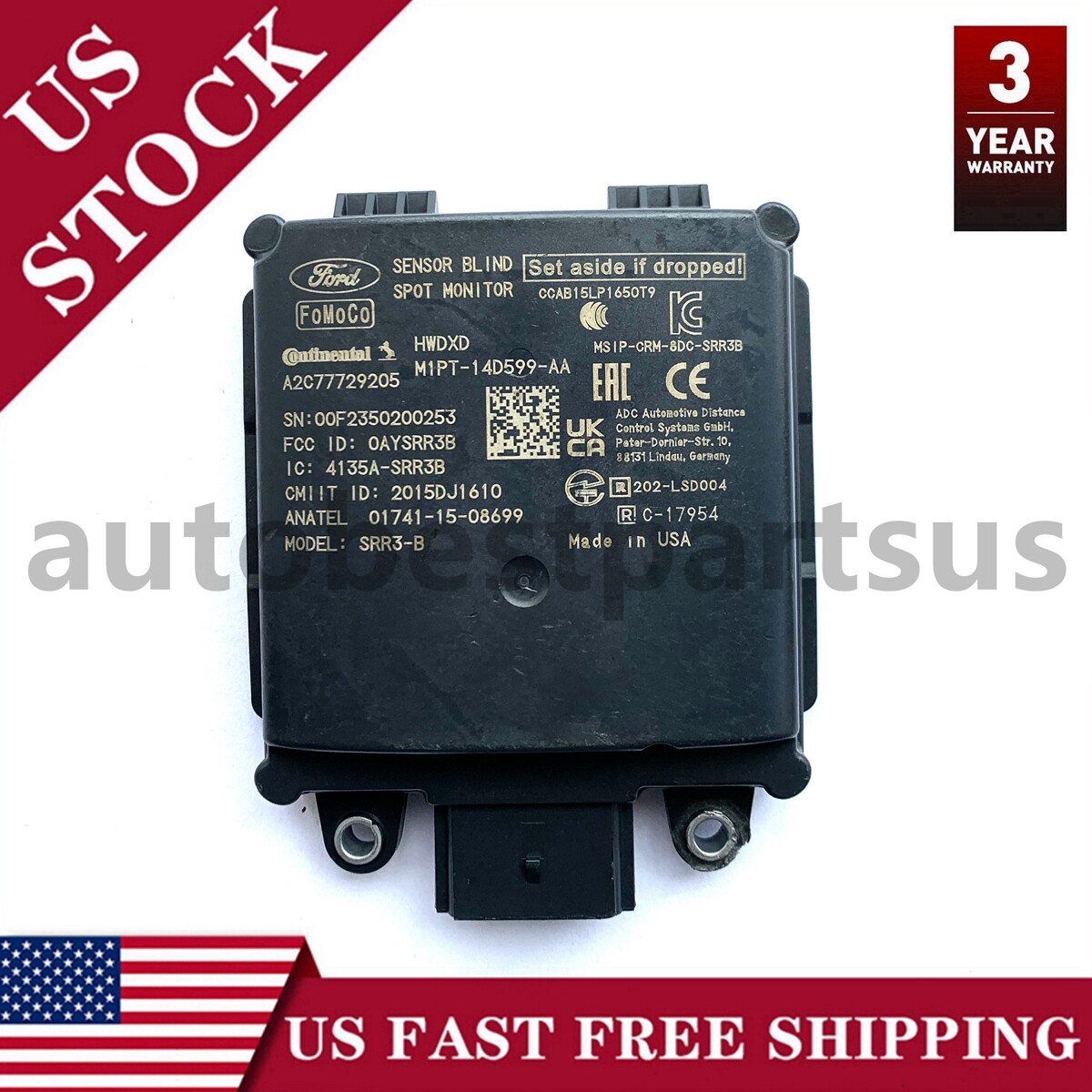 Genuine Rear Left Blind Spot Radar Sensor Module for 2021-22 FORD BRONCO SPORT