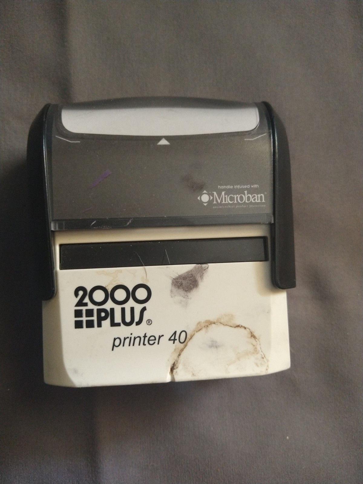 2000 Plus Printer 40 Stamp Self-Inking *Untested*