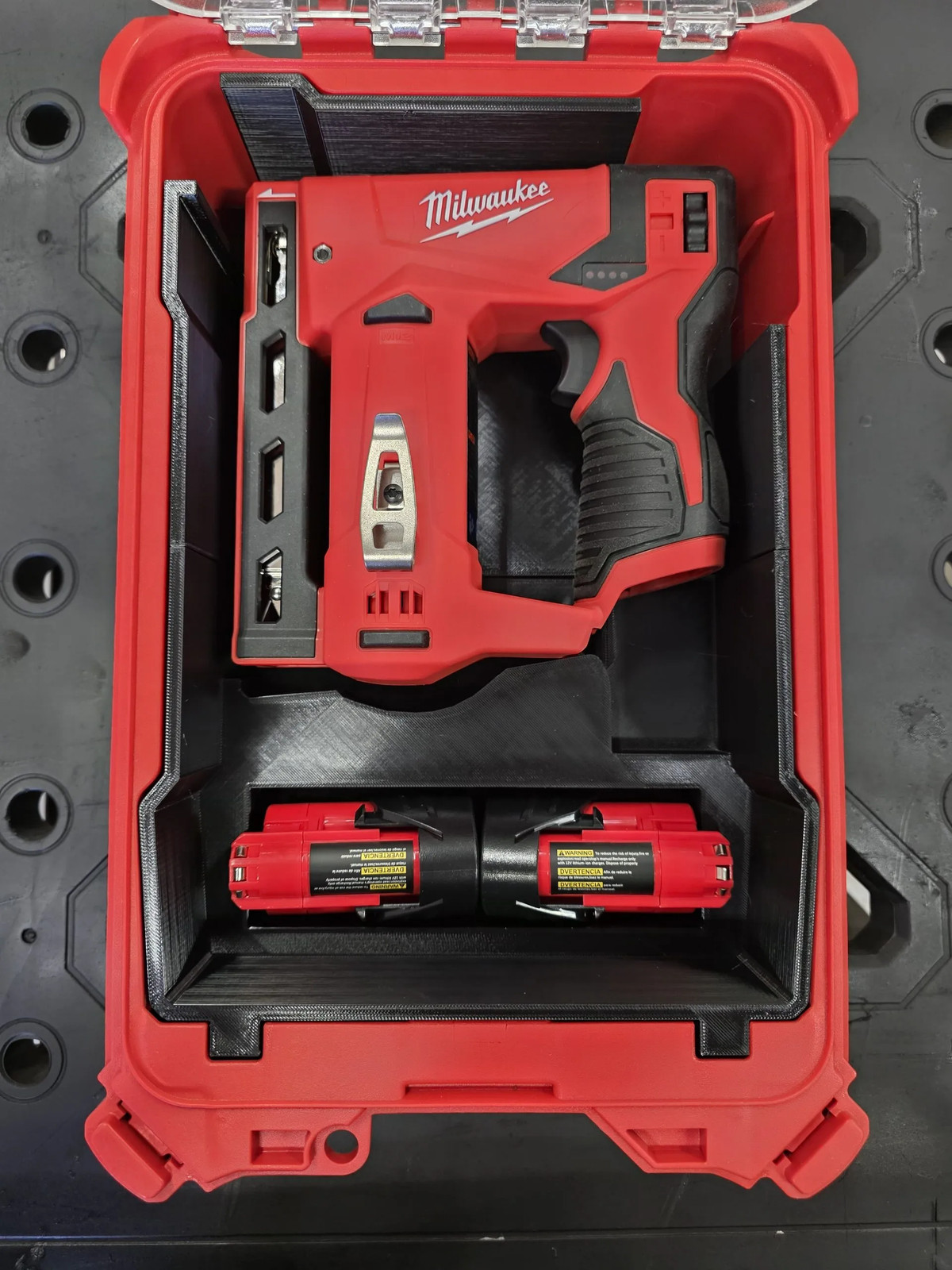 Milwaukee M12 Crown Stapler Packout Insert | Revolt Made