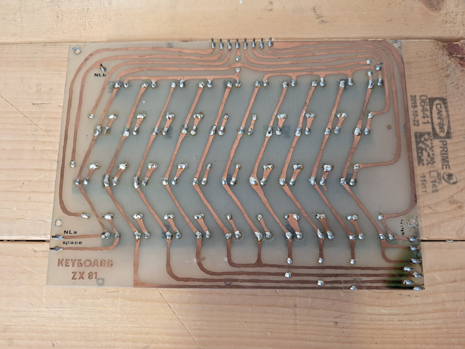 Rare Mechanical Keyboard kit for ZX-81 and Timex Sinclair computers