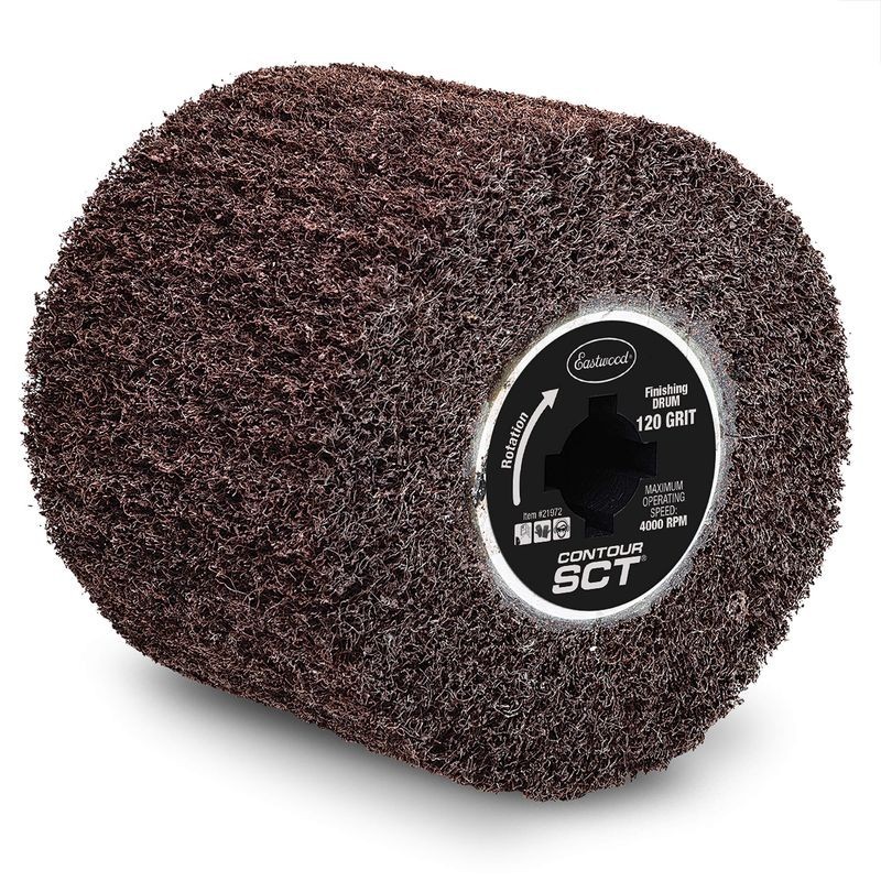 Eastwood Contour SCT Nylon Aluminum Oxide Finishing Drum 120 Grit 3/4" Shaft