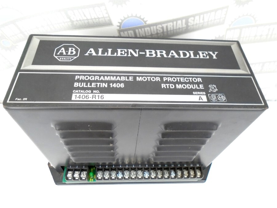 ALLEN BRADLEY - 1406-R16 - Programmable MOTOR PROTECTOR - RTD MODULE -Guaranteed