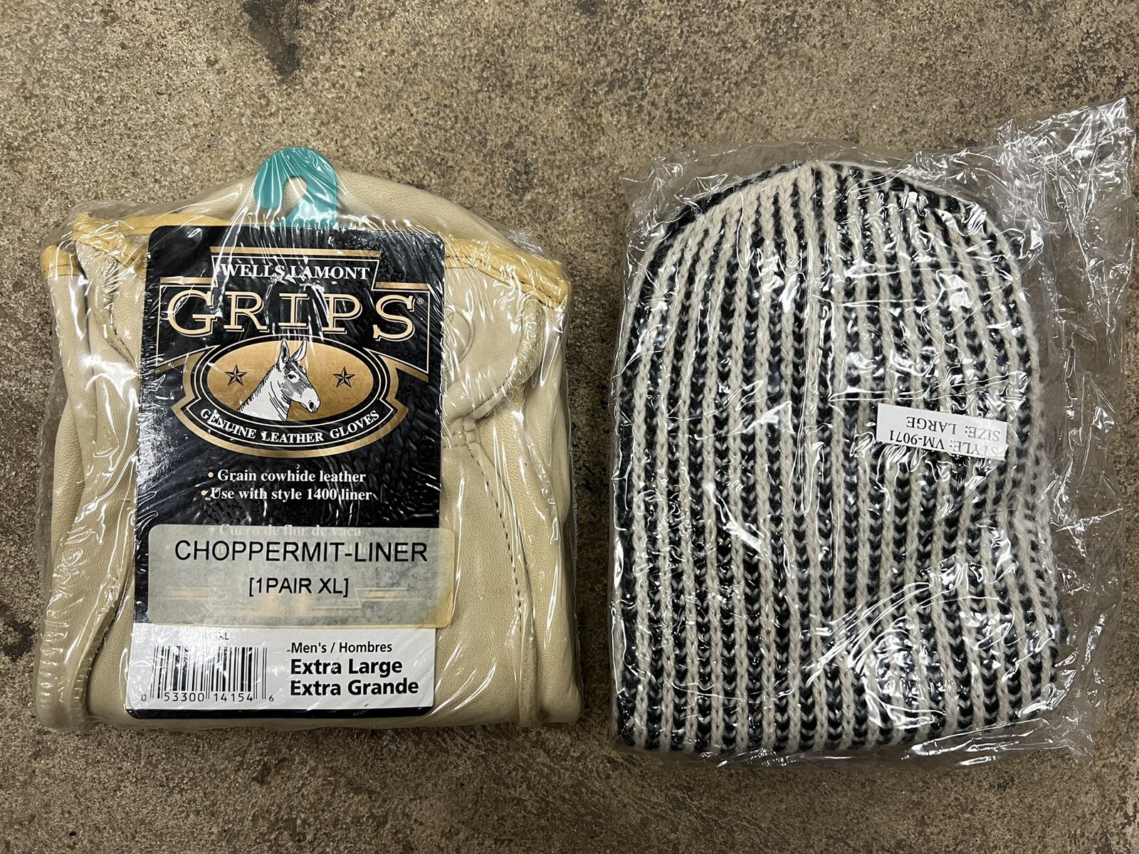 Wells Lamont Grips XL Choppermitt And Large Liner NEW