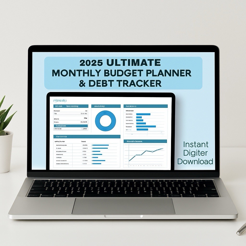 Ultimate Budget Planner Debt Tracker Google Sheets Template /Finance Spreadsheet
