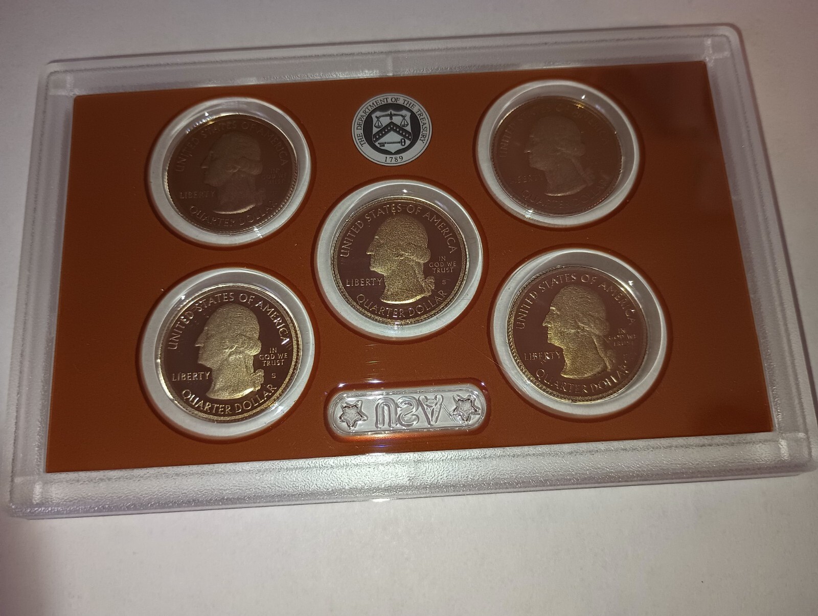 2013 US MINT PROOF QUARTER SET !