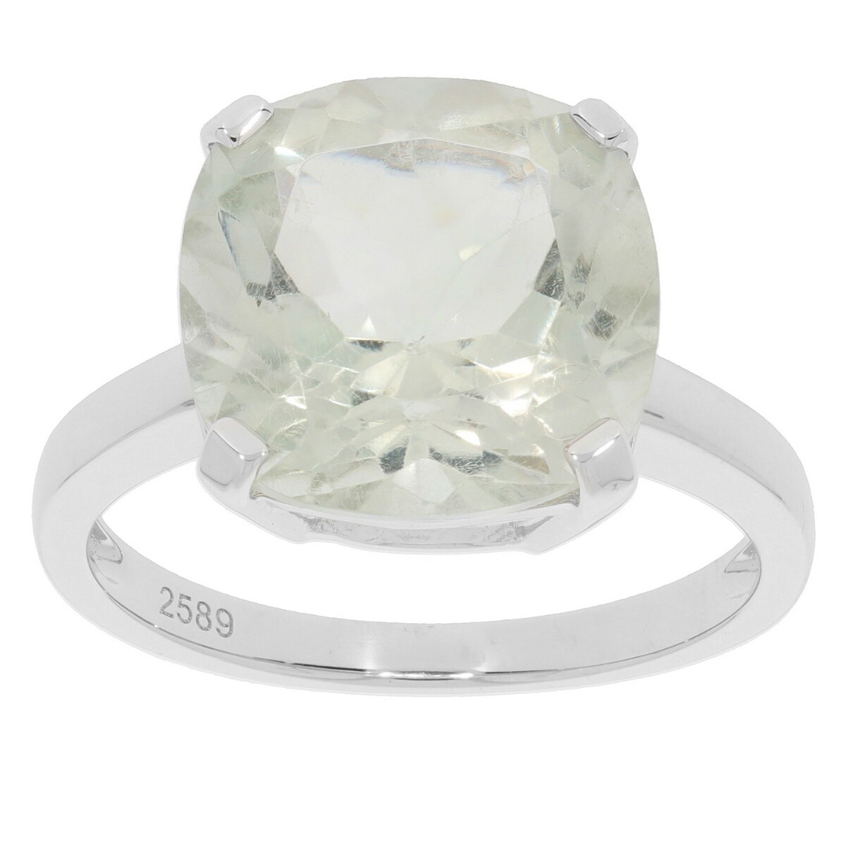 Sterling Silver Semi Mount Ring Setting CU 12x12mm Solitaire