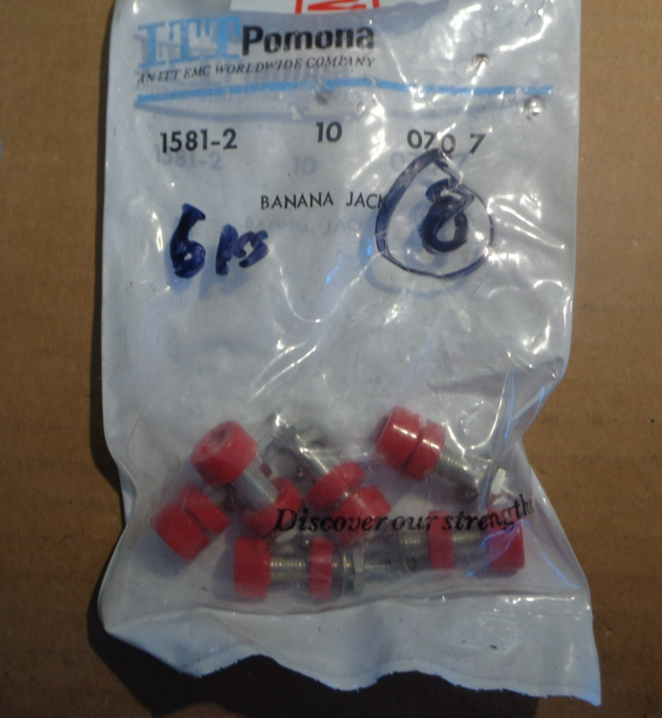New - 1 Pack of 6 Pcs of Pomona 1581-2 Red Banana Jack