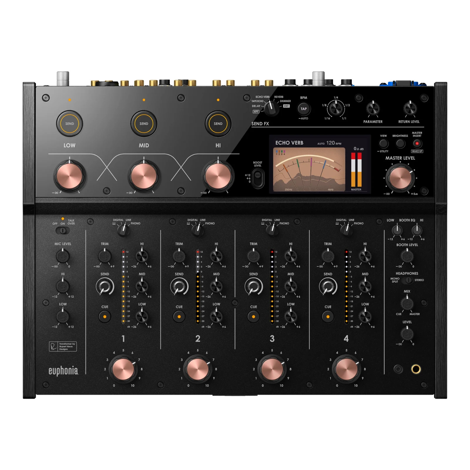 AlphaTheta euphonia Professional FX Rotary DJ Mixer 100V Pioneer DJ