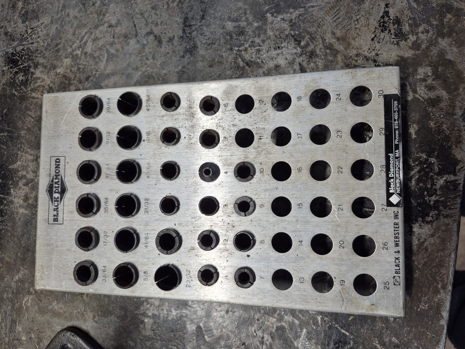 Black Diamond Drill Grinder Size 3 With 28 Collets