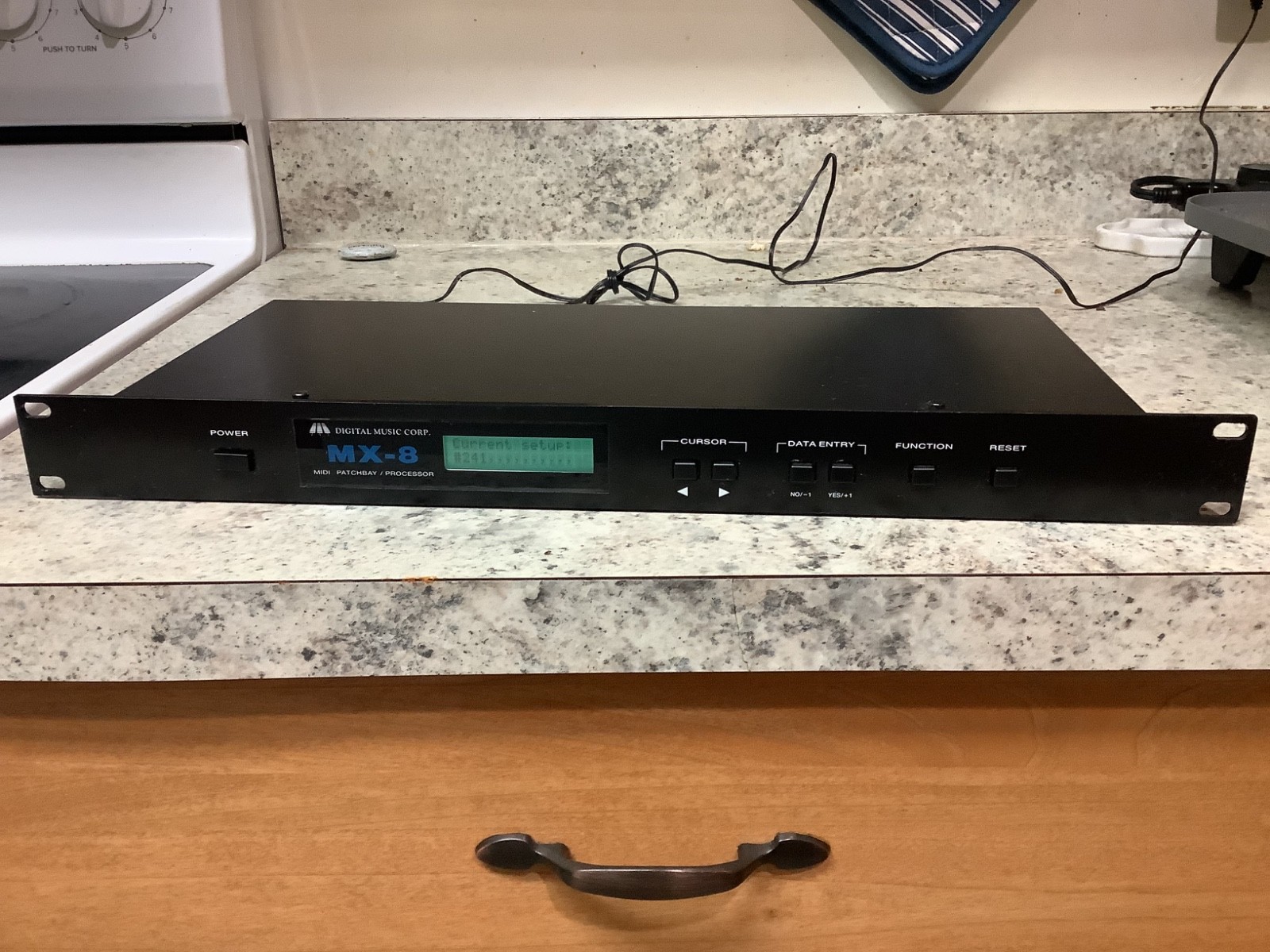 Digital Music Corp. MX-8 Midi Patchbay/Processor working good with adapter