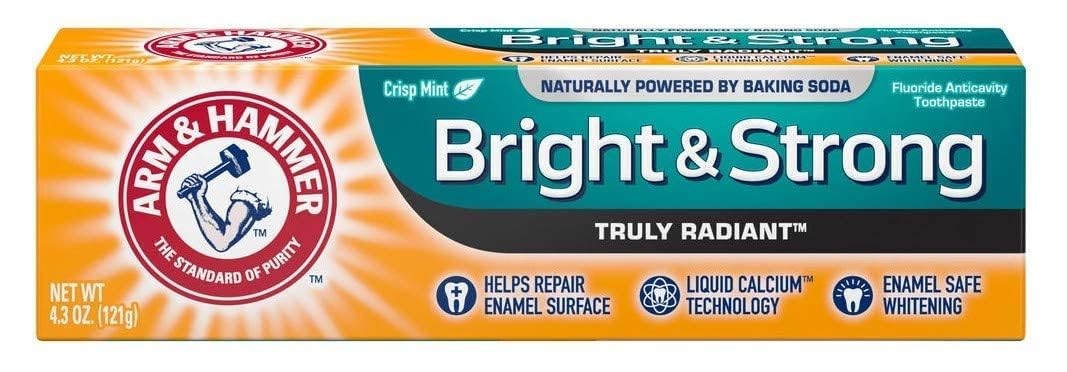 ARM & Hammer Truly Radiant Whitening & Enamel 4.3 Ounce (Pack of 5)