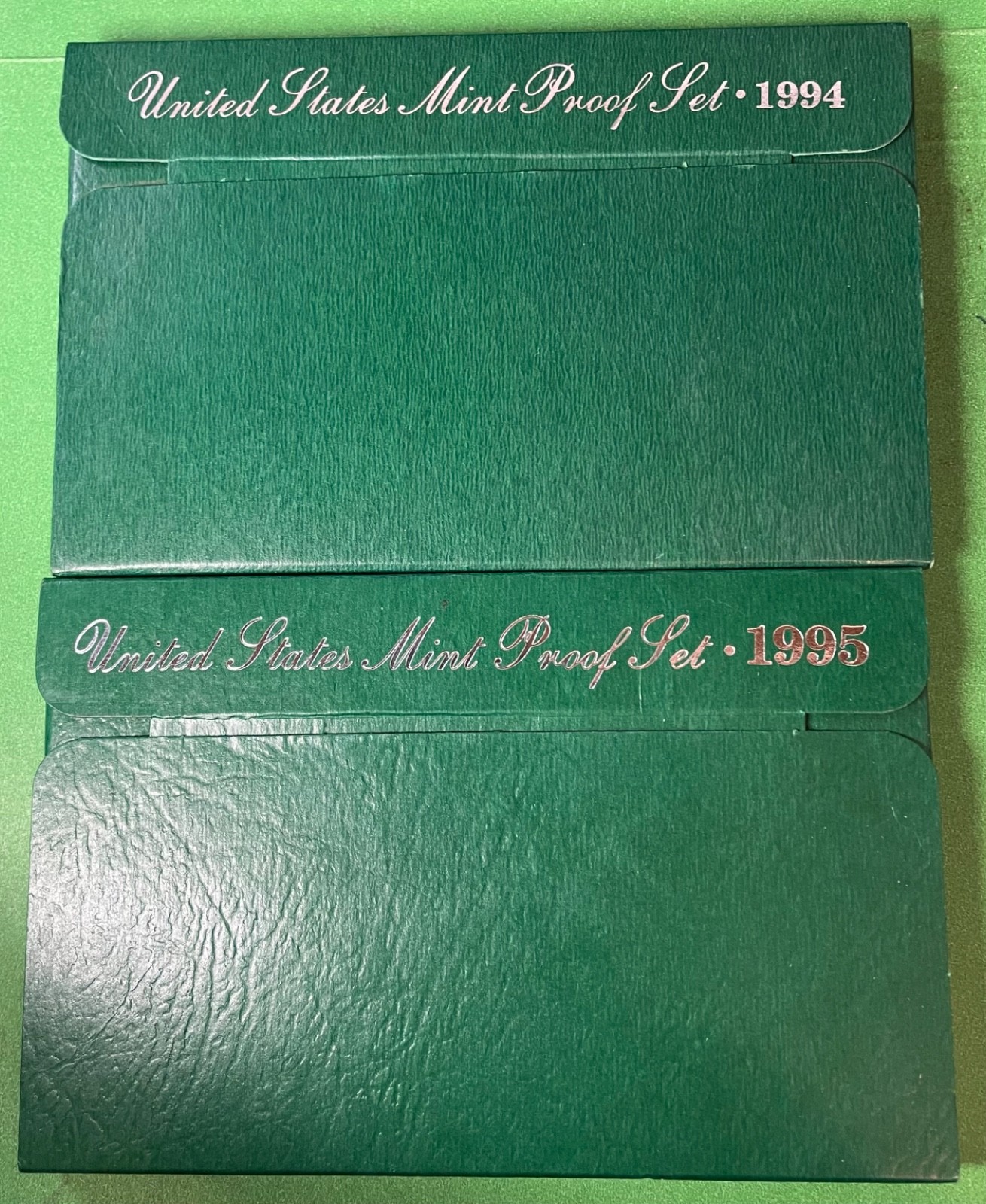 Lot of Two United States Mint Proof Sets 1994, 1995