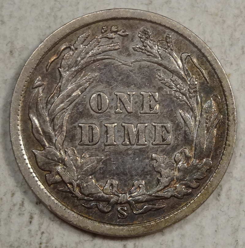1906-S Barber Dime, Extremely Fine, Underrated Date 0903-07