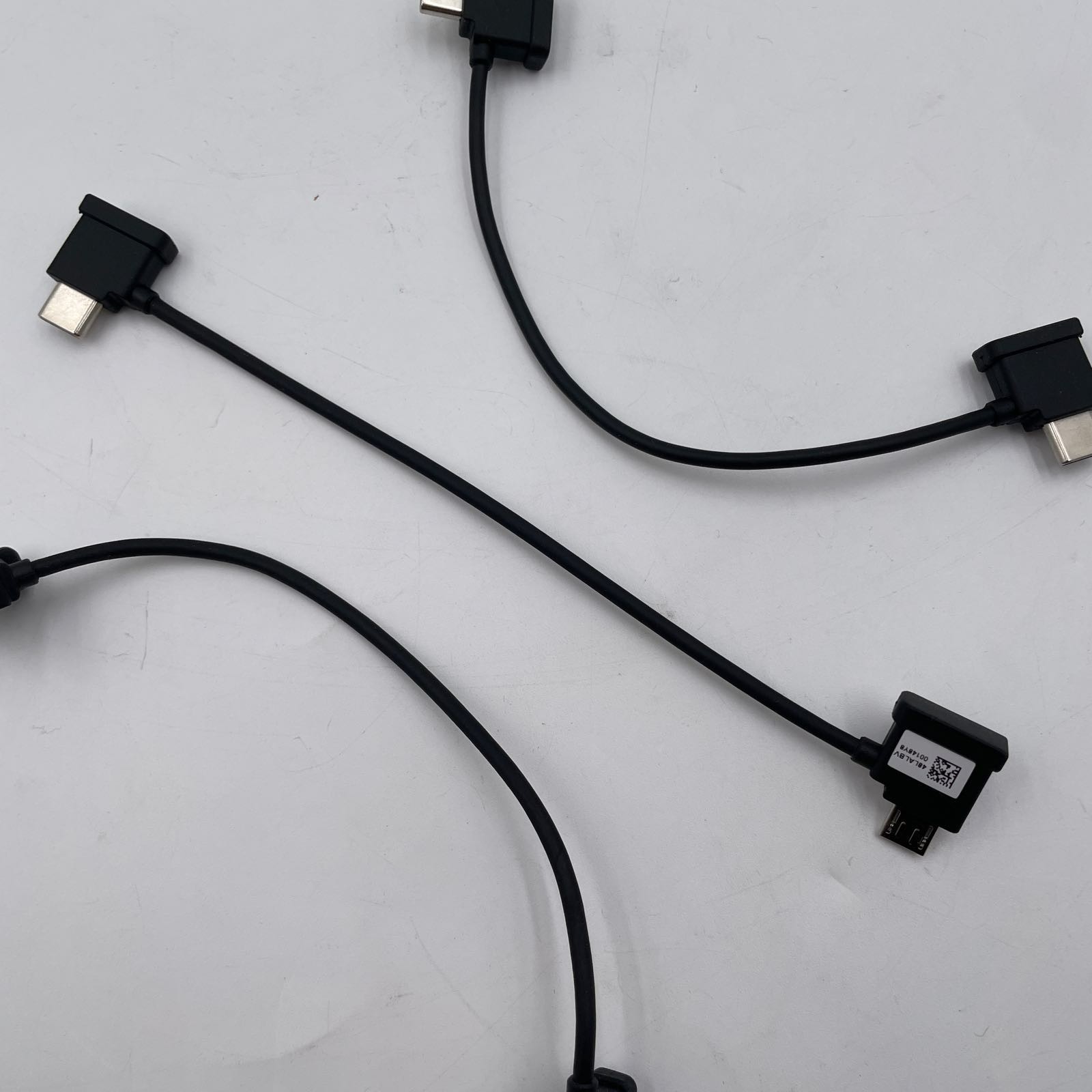 Genuine DJI RC Remote Cables Kit (Lighting, Micro USB, USB Type-C)