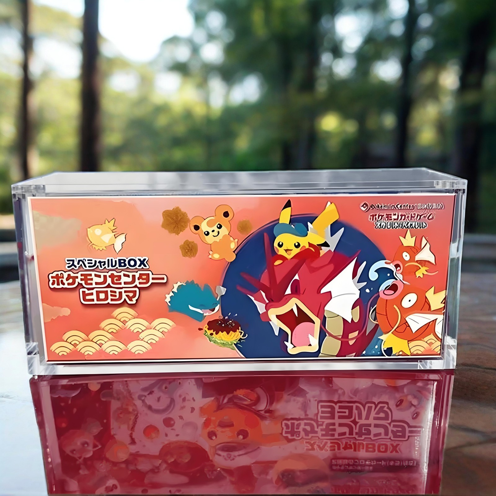 Magnetic Acrylic Case Pokémon Center Tohoku Hiroshima Special Box- IN STOCK!!!