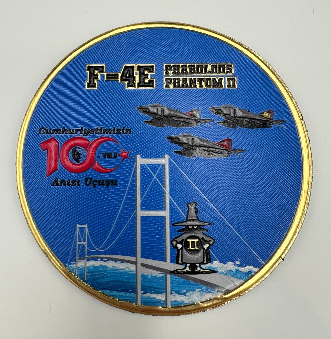 F-4E PHABOLOUS PHANTOM II - TURKISH REPUBLIC DAY FLIGHT- -HIGH QUALITY TPU PATCH